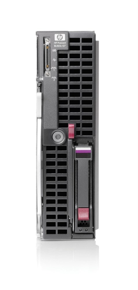 1345011367 Сервер HP PROLIANT BL465C G7 6276 1P 8GB P410I/1GB FBWC SFF BLADE SERVER [655086-B21]